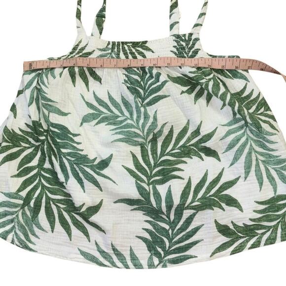 Joyspun 100% Cotton Palm Leaf 2 Piece Set Women’s Sz 4-6 Vacation Beach Costal - Picture 12 of 15